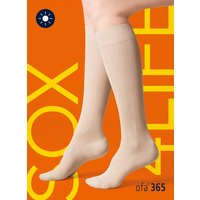 Unisex steunkousen met microvezel - Beige - 45-47