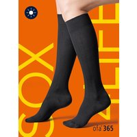 Unisex steunkousen met microvezel - Black - 39-41
