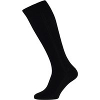Chaussettes hautes en laine pour homme – Bleu marine – Taille 45-47