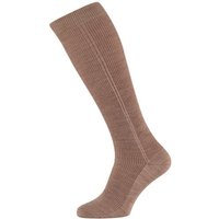Chaussettes hautes en laine pour homme – Beige moyen – Tailles 42-45