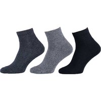 Chaussettes de sport mi-hautes à semelle éponge – Bleues – Pointures 42 à 47