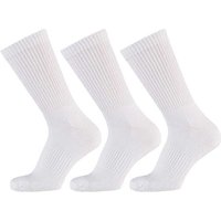 Chaussettes de sport en coton élastique – Blanches – 42-47