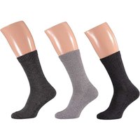 Chaussettes de sport en coton élastique – Gris chiné – 42-47