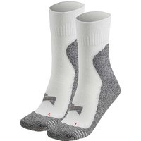 Chaussettes de sport mi-hautes avec technologie Coolmax – Blanches – Pointures 39 à 42