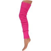 Guêtres montantes – Rose fluo – Taille unique
