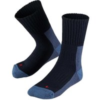 Chaussettes de randonnée en laine – Bleues – 45-47