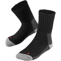 Chaussettes de randonnée en laine – Noires – 42-45