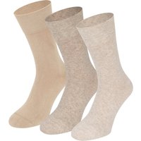 Chaussettes en coton biologique – Beige – 43-46