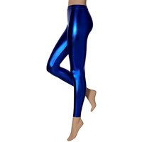 Leggings en latex pour femmes – Cobalt – L-XL