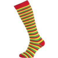 Chaussettes hautes Dorus aux couleurs du carnaval – Jaune – 36-41