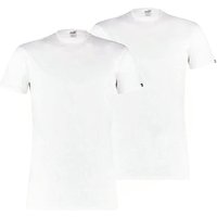 T-shirt basique à col rond – Blanc – S