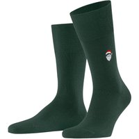 Chaussettes homme Père Noël aéroport – Vert chasseur – Taille 45-46