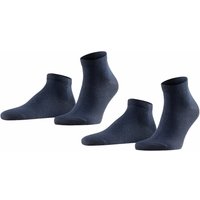 Lot de 2 paires de chaussettes de sport pour homme Happy – Bleu marine foncé – Pointures 39 à 42