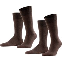 Lot de 2 paires de chaussettes Happy pour homme – D. Brown – 39-42