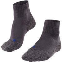 Chaussettes de randonnée courtes et respirantes pour homme TK2 – Gris chiné – Tailles 39 à 41