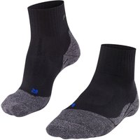 Chaussettes courtes FALKE TK2 pour femmes – Noires – Tailles 35-36