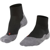 Chaussettes courtes de trekking TK5 pour homme – Noires – Pointures 46 à 48