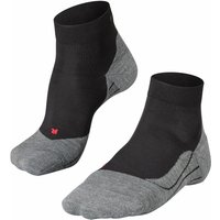 Chaussettes de course courtes RU4 pour femmes – Noires – Pointures 39-40