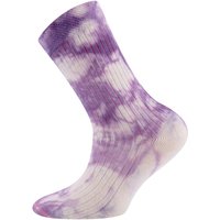 Chaussettes en coton tie-dye – Lilas clair – 23-26