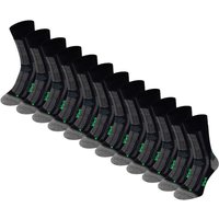 Chaussettes de travail en bambou à semelles éponge, 12 paires – 46-47