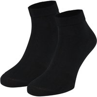 Lot de 2 Quarter Basset en bambou – Noir – 39-42