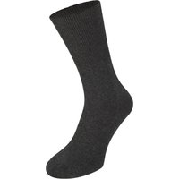 Chaussettes homme en coton sans élastique - Anthracite - 39-41