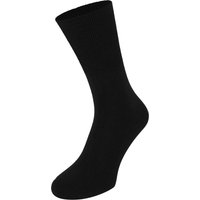Chaussettes homme en coton sans élastique - Noires - Pointures 39 à 41