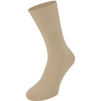 Chaussettes homme en coton sans élastique – Beige clair – Pointures 41 à 43