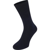 Chaussettes homme en coton sans élastique - Bleu marine - Pointures 41 à 43