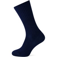 Chaussettes en laine pour homme sans élastique - Bleu marine - 39-41