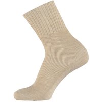Chaussettes en laine pour homme sans élastique – Beige – 43-45
