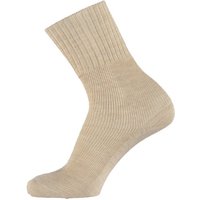 Chaussettes en laine pour homme sans élastique - Beige - 45-47