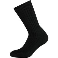 Chaussettes en laine à semelle éponge – Noires – Pointures 39 à 42