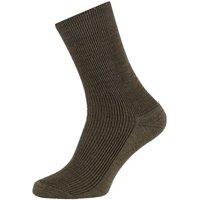Chaussettes en laine pour homme avec semelle éponge – Kaki – 39-42