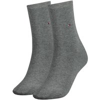 Chaussettes classiques pour femmes en coton doux - Gris moyen - Pointures 39 à 42