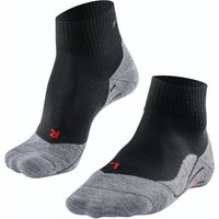 Chaussettes de randonnée courtes TK5 pour femmes – Noires – Pointures 35-36
