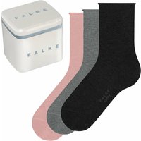 Coffret cadeau Happy Gift, chaussettes femme, lot de 3 paires – Rose – Pointures 35 à 38