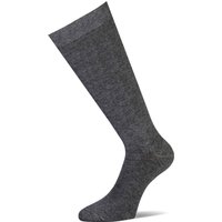 Chaussettes hautes en coton – Gris foncé chiné – Tailles 39 à 42