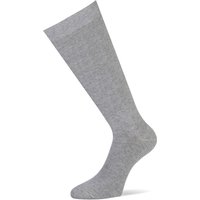 Chaussettes hautes en coton – Gris clair chiné – Tailles 35 à 38