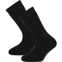 Chaussettes enfant en tissu éponge – Noires – 23-26