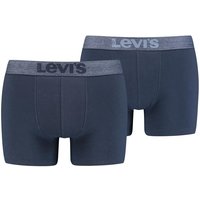 Lot de 2 boxers Levi's pour homme – Bleu marine – Taille S