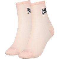Chaussettes mi-hautes en coton pour femmes – Couleur pêche – Pointures 35 à 38