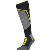 Chaussettes de ski hautes et performantes – Noires – Tailles 35 à 38