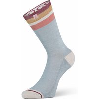 Chaussettes femme à imprimé graphique essentiel – Gris clair – 39-42