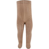 Collants en coton pour enfants Ajour – Camel – 68