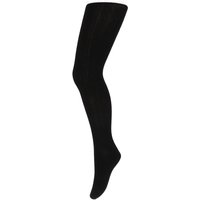 Collants pour enfants YM à torsades – Noir – 98-104