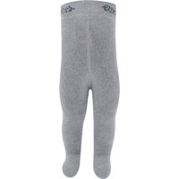 Collants en coton pour enfants – Pull gris chiné – 56