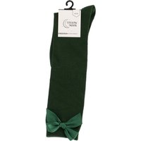 Chaussettes hautes avec un grand nœud – Vertes – 19-22