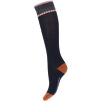 Baskets rayées montantes pour enfants – Bleu marine – Tailles 31-34