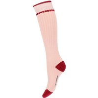 Haut rayé enfant montant jusqu'aux genoux – Rose ancien – 35-38